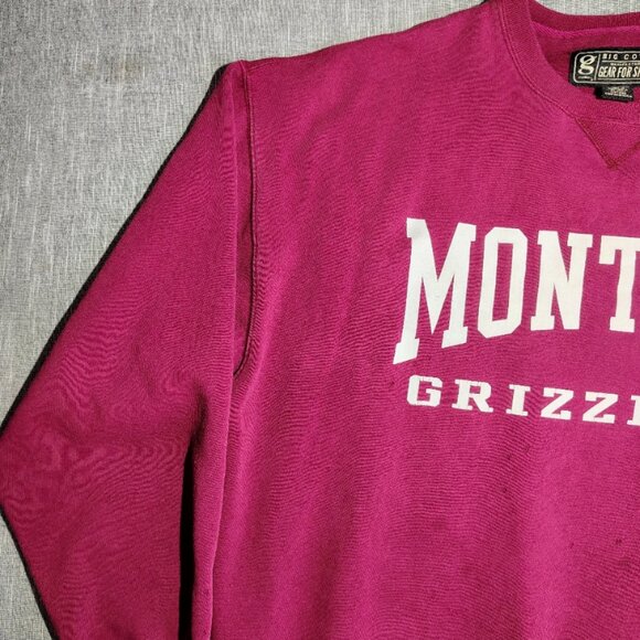 Vintage Montana Grizzlies Crewneck Sweatshirt Size Large Football NCAA 90s - Picture 9 of 16
